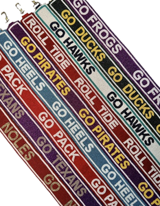 Sangle de sac portable de sécurité à la mode de style professionnel perlé de luxe de 2 pouces de large personnalisé avec sangle de sac à main à paillettes de dernière conception - Product Image 2