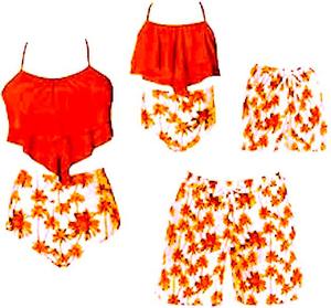 ชุดชายหาดสำหรับครอบครัว,ชุดบิกินี่และชุดว่ายน้ำชุดบิกินี่ชุดสำหรับครอบครัวปรับแต่งได้ผลิตเอง - Product Image 5