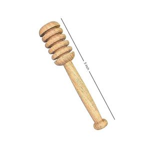 Hot Sale Natural Wood Wedding Favors Custom Logo Tableware for Home Honey Dipper Stirrer for Weddings Honey Dipper Sticks - Product Image 2