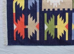 Traditional Indian Cotton Durry <b>Rug</b> for <b>Bedroom</b> and Living Room - Product Image 3