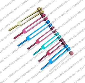 Juego de diapasones de 7 piezas de alta calidad y alta precisión con bolsa para afinación del cuerpo y trabajo de Enfoque Energético fabricado por TARIQ MFG CO - Product Image 5