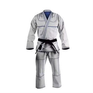 Vêtements d'arts martiaux respirants en coton 100% de haute qualité OEM personnalisés, couleur de contact, uniforme de Jiu-Jitsu, vente en gros à chaud - Product Image 3