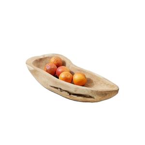 Tazón de madera ecológico de alta calidad, Decoración de mesa portátil y fácil, característica desechable para exhibición de frutas de fideos de Pasta - Product Image 1