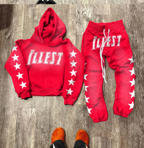 Conjunto de Sudadera y Pantalones Deportivos Personalizados de Invierno 2026, Ropa Urbana Ecológica, Reversible, con Estampado Deslavado al Ácido - Product Image 5