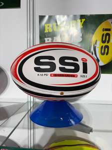 Ballon de match de rugby de taille officielle 5 de haute qualité en PVC durable TPU avec logo personnalisable Ballon de rugby d'entraînement professionnel étanche - Product Image 6