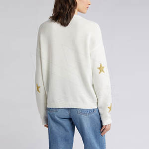 Pull d'hiver tricoté personnalisé de haute qualité pour femmes tricots respirants dans un style décontracté - Product Image 3