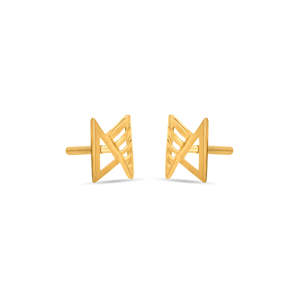 Pendientes de Perlas con Mariposas Chapadas en Oro para Mujer, Joyería Moderna para Fiestas - Product Image 4