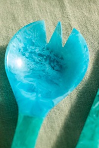 Resin Flatware Serving Tableware Set Spork Salad Spoon for Casual Formal Dining Wholesale Kitchenware - Product Image 4