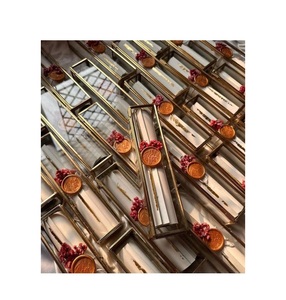 Caja de desplazamiento de vidrio metálico artesanal única con diseños de estilo vintage de alta gama para guardar joyas elegantes y baratijas - Product Image 3