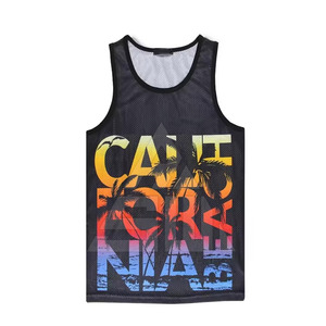 Oem Service Summer Wear Men's Casual Knitted Tank <b>Top</b> Quick Dry Breathable Outdoor Use Gym Tank <b>Tops</b> - Product Image 1