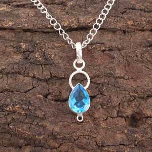 Colgante de Plata de Ley con Gema de Rubelita Hecha a Mano, Certificado IGI, Calidad Superior, Joyería Elegante para Mujer, Regalo - Product Image 2