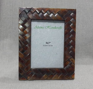 Rustic Horn & Bone Inlay <b>Wooden</b> <b>Photo</b> <b>Frame</b> Modern Home Decor Accent handmade from India for wholesale - Product Image 3