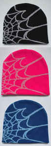 Gorro de Punto Cálido de Alta Calidad al por Mayor con Logotipo Personalizado para Hombre y Mujer, Gorro de Invierno con Diseño de Telaraña, Gorro Jacquard Y2k - Product Image 4