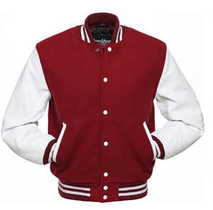 Veste de baseball grande taille de haute qualité 2026, fabricant de vêtements de rue personnalisés, veste universitaire avec broderie en chenille, patchs - Product Image 4