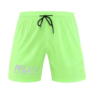 Shorts de plage décontractés pour hommes, de haute qualité, à séchage rapide, avec logo de marque, respirants, à poches, design personnalisé, directement du fabricant. - Product Image 5