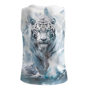 Haute qualité personnalisé hommes Slim-Fit 100% coton sans manches débardeurs décontracté Style de base entraînement été hauts - Product Image 5