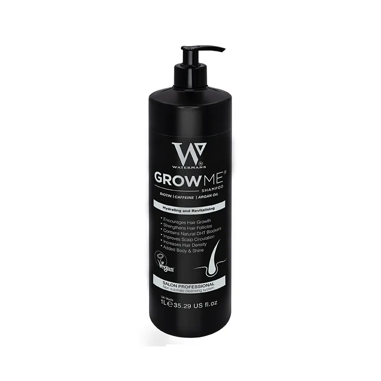 Waterman sampo penumbuh rambut, produk penumbuh rambut rontok 6x1L (Ukuran salon) grosir