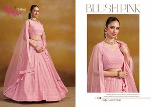 Georgette Fil Brodé Travail Lehenga Collection Catalogue complet disponible au tarif de gros, collection premium en gros. - Product Image 2