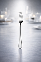 Fourchette de table en acier inoxydable Mr. Spoon Série Liso 200 mm, durable, qualité 18/0, manche monobloc, résistante à la corrosion, compatible lave-vaisselle