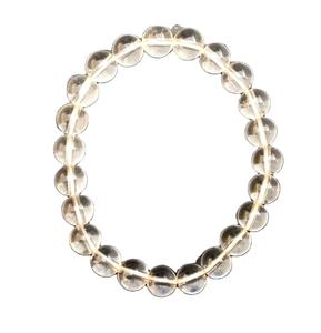 Smooth Round Beads Natural Clear Quartz Gemstone Handmade Stretch <b>Bracelet</b> <b>Adjustable</b> Wholesale Top Quality - Product Image 1