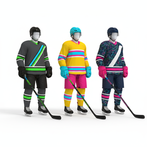 Uniforme de Hockey sobre Hielo Personalizado 2026 |   Kit de Sublimación para Equipo Profesional |   Proveedor a Granel de Fábrica OEM - Product Image 4
