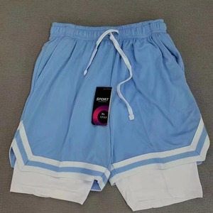 Pantalones cortos de baloncesto, pantalones cortos atléticos de 5 pulgadas, pantalones cortos de estilo americano, pantalones deportivos transpirables para Fitness, correr, ropa informal - Product Image 1