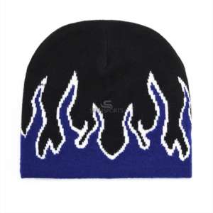 Bonnet d'hiver chaud personnalisé 100% acrylique bénies chapeaux logo tricoté jacquard hiver bonnet crâne - Product Image 6