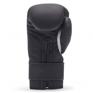 Gants de boxe professionnels personnalisés en cuir de vachette lacés au poignet fabriqués au Pakistan avec logo personnalisé-À VENDRE - Product Image 4