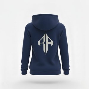 Sweat à capuche intégral pour femme de haute qualité, 100% coton polaire, 300g, séchage rapide, respirant, décontracté d'hiver, avec pull-over OEM - Product Image 3