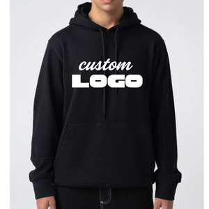 High Quality 360g <b>Polyester</b>/Cotton Spring <b>Yarn</b> Dyed Unisex Oversized Terry Hoodie for Sleeve Wholesale Blank Custom Print - Product Image 3