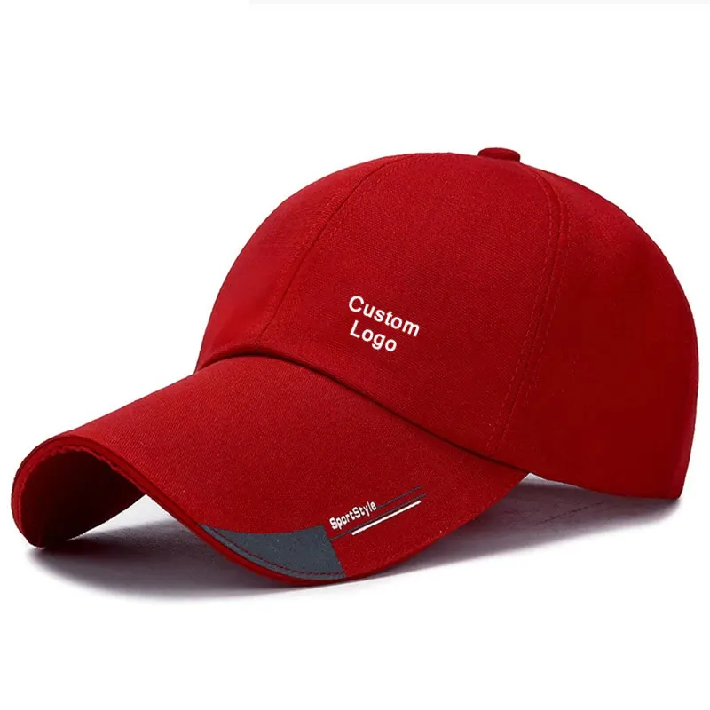 Verschillende Ontwerp Mannen Geborduurde Baseball Cap Groothandel Prijs Beste Materiaal Mannen Dragen Baseball Cap Door Wasbeer Sport