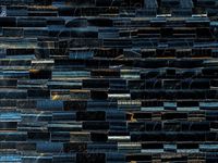 Mosaïque de pierres précieuses œil de tigre de qualité supérieure, artisanale, écologique, pour l'intérieur des salles de bain, jaune et bleu, rectangulaire, imperméable et durable