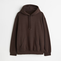 Sudadera con Capucha Oversize de Invierno para Hombre, Diseño ODM, Ajuste Holgado, Casual, Transpirable, con Bolsillos, de Algodón Suave y Felpa, Estilo Urbano y Elegante