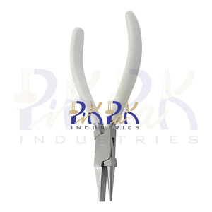 160mm Heavy Duty Round & Flat Nose Pliers with Smooth Jaws Spring PVC Handles for Crimping Fishing for Jewelry Making DIY Crafts - Product Image 6