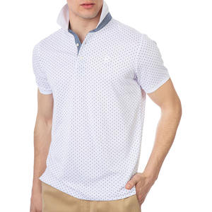 Polo pour homme en coton de haute qualité, motif uni tendance décontracté, nouveau design élégant, polo de luxe pour homme - Product Image 5