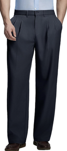 Pantalon habillé décontracté pour homme, style vintage, old money, plissé, jambe large, ample, coupe décontractée - Product Image 4