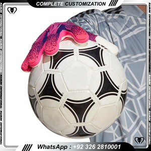 Guantes de portero de fútbol profesional para niños y jóvenes, guantes de portero de fútbol de goma para entrenamiento y protección en venta - Product Image 2