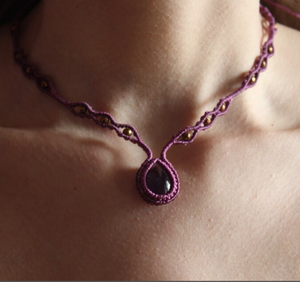 Hermoso Collar Hecho a Mano con Cuentas, Gargantilla, Cadena para el Cuello, Regalos de Aniversario para Mamá o Enamorados - Product Image 2