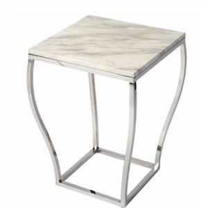 โต๊ะข้างเคลือบทองอุปกรณ์ตกแต่งบ้านโต๊ะกาแฟอลูมิเนียมสำหรับตกแต่งห้องนอนหรือห้องรับประทานอาหาร - Product Image 6