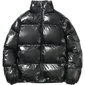 Veste d'été à col mandarin unisexe personnalisée imperméable et rembourrée mince bulle matelassée à l'avant OEM pour l'extérieur - Product Image 2