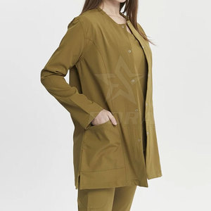 Servicio OEM personalizado de alta calidad de algodón Scrub Jacket Set Nuevo diseño de uniformes de hospital - Product Image 3