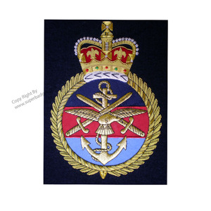 Insignes brodés à la main emblèmes insignes de blazer rangs personnalisés insignes de broderie à la main en fil de fer - Product Image 1