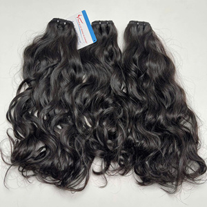 Extensiones de Cabello al Por Mayor, Cabello Vietnamita Virgen Sin Procesar, Cabello Humano Natural Ondulado de Doble Trama - Product Image 1