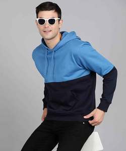 Venta al por mayor premio personalizado Hombres sudaderas con capucha jerseys panel sudaderas con capucha cortar y coser capucha - Product Image 5