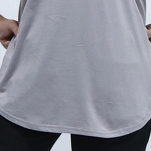 Camisetas sin mangas deportivas de algodón/fibra de bambú transpirables de secado rápido y corte ajustado para hombre, diseño personalizado Twill Sports, chaleco de gimnasio, entrenamiento informal - Product Image 5