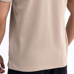 100% Poplin Cotton Casual <b>Summer</b> <b>Shirt</b> <b>Men</b> Customizable Beige Eco-Friendly Printed Design Breathable Anti-Wrinkle Short Sleeve - Product Image 6