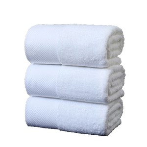 Juego de 3 toallas de hotel tejidas de 600g 70*140 tamaño algodón para uso diario - Product Image 1