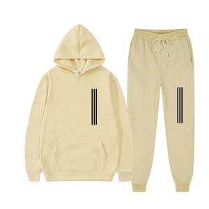 Logotipo propio invierno cálido 400 GSM algodón polar sudaderas con capucha más tamaños chándal hombres - Product Image 2