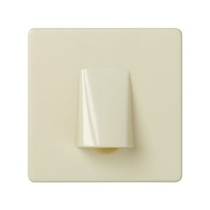 Presa per cavi con flangia di fissaggio, avorio, modulo largo (Simon 27 27801-32) - Product Image 1
