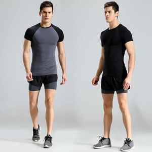 Conjunto Deportivo de 2 Piezas para Hombre, Ropa Deportiva Informal, Transpirable, de Secado Rápido, para Gimnasio, Entrenamiento, Correr, Yoga, Ropa Deportiva Atlética para Exteriores - Product Image 6